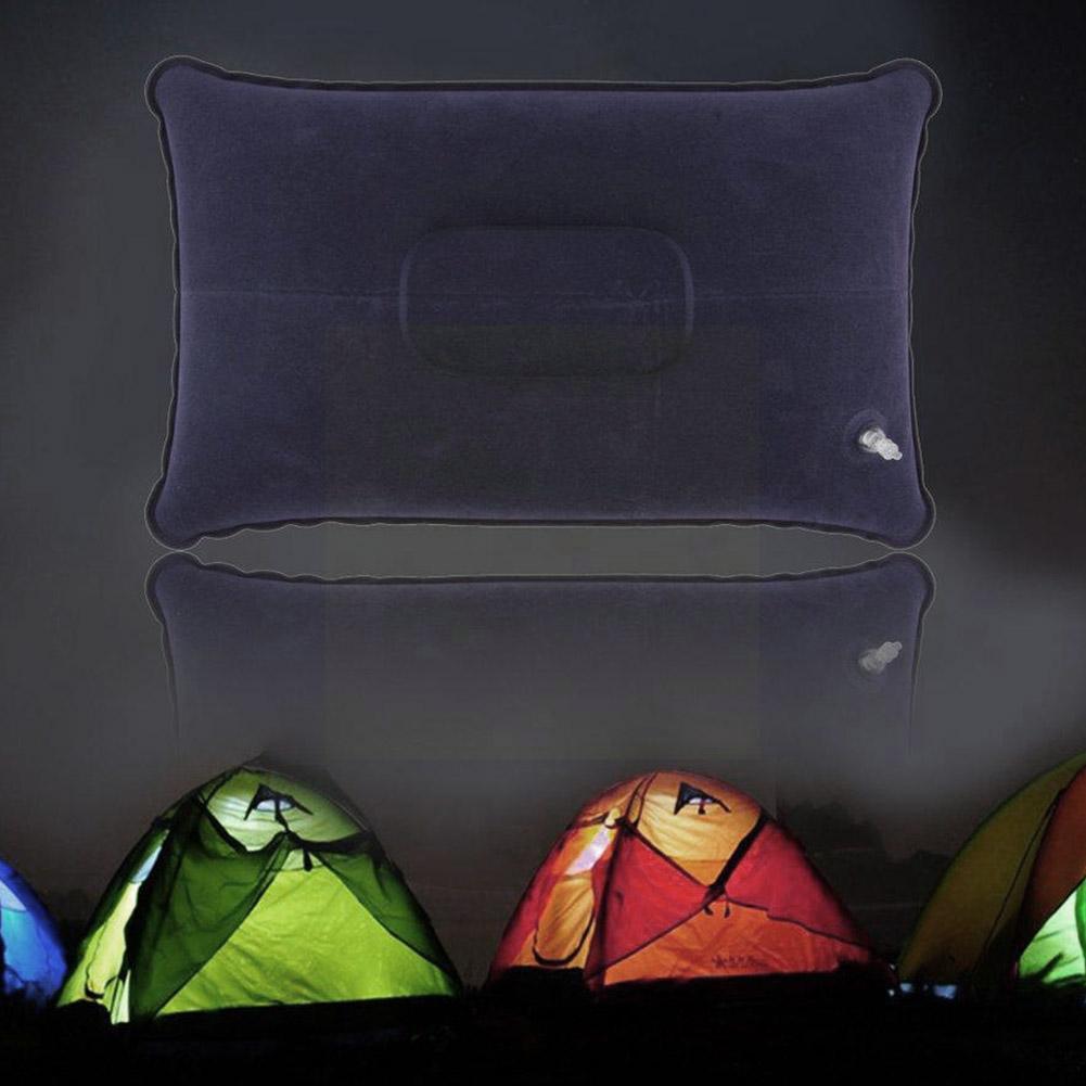 Outdoor Opblaasbaar Kussen Pvc Massaal Opblaasbare Outdoor Reizen Kussen En Zelfopblazende Kussen Hals Camping Taille Kussen