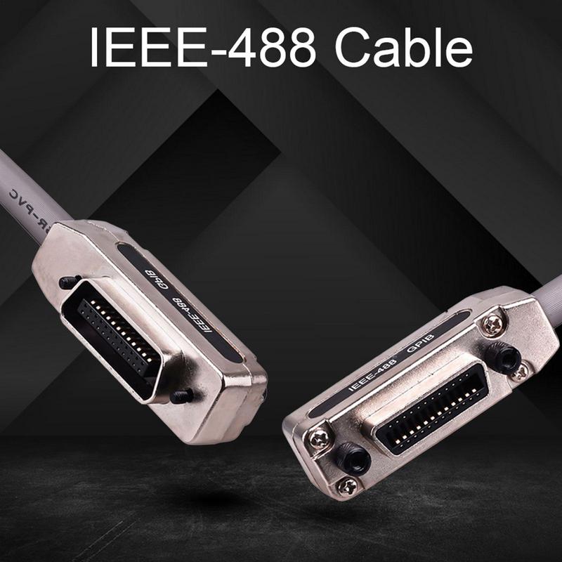 1M/1.5M/2M Ieee-488 GPIB Wire Ie488 Data Cable GBI[ Cable Head PIC Industrial Control Board Communication Cable With Metal Hood