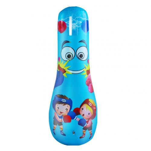 Vaso inflable Unisex para chico, saco de boxeo, saco de arena para niños, gimnasio en casa, Fitness, boxeo, entrenamiento, juguete para aliviar el estrés: 125cm for Kids