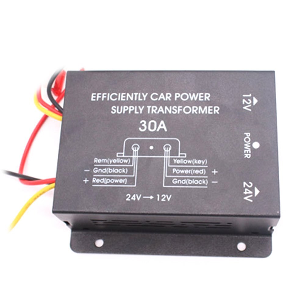 10A - 60A Auto Power Converter Auto Buck 24V Naar 12V Auto Omvormer Meerdere Bescherming Allerlei voertuigen En Schepen: 30A