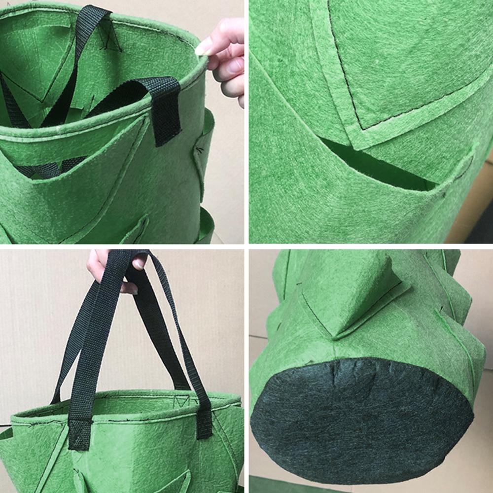 Strawberry plant pot Grow Bag DIY Jardinage potager strawberry seeds Planter PE Fabrics Vegetable Garden Pots for Planting Tool
