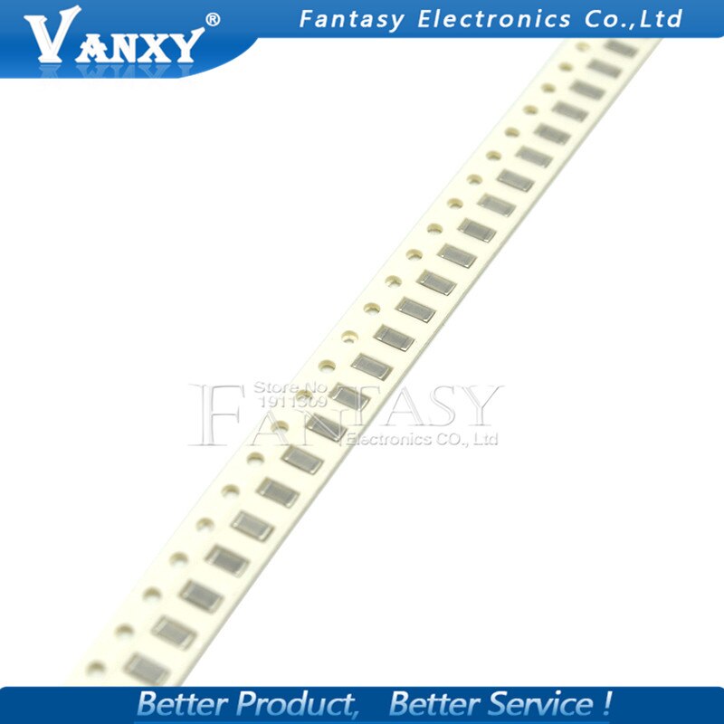 100 Uds 100PF NPO Error 5% 50V 1206 100P 0.1NF smd condensador