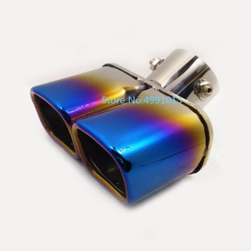 For Honda Fit jazz 2004 2005 2006 2007 cover muffler exterior end pipe dedicate exhaust tip tail outlet ornament
