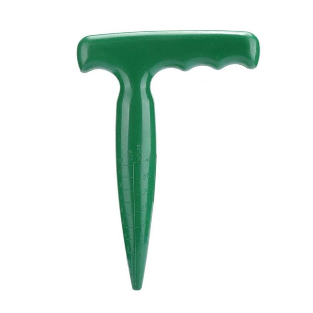 Garden Hole Puncher Hand-held Garden Soil Drilling Hole Tool Portable Scale Garden Digging Hole Puncher Seedling' Transplanter: Default Title