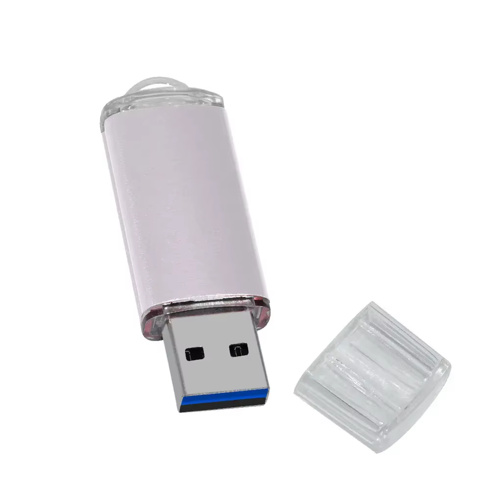 Neues USB 3.0 Pen Metal Drive 8 GB USB-Flash-Laufwerk mit hoher Kapazität 64 GB 128 GB tragbares Hochgeschwindigkeits-USB-Speicherkarten-Laufwerk: Elfenbein / 8GB