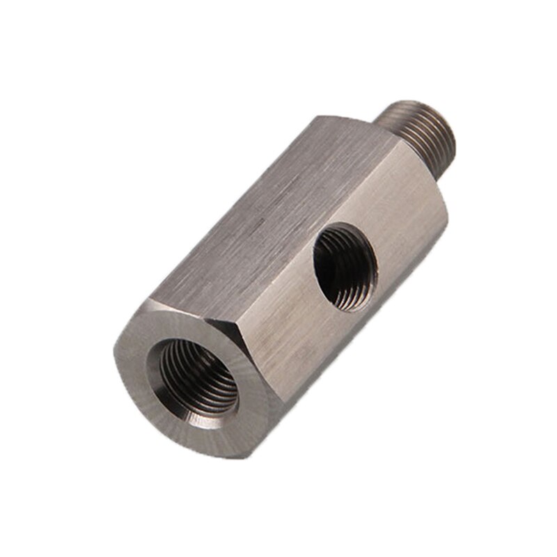 1/8 "czujnik ciśnienia oleju BSPT trójnik robić adaptera NPT turbosprężarka przewód zasilający podajnik oleju turbosprężarka adapter montażowy