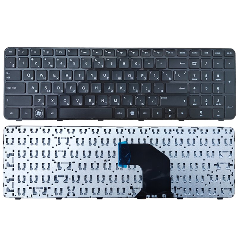 Russische Laptop-Tastatur für HP Pavillon G6 G6-2000 G6-2100 G6-2001TX G6-2025TX G6-2145TX G6-2025 R36 g6-2377sr RU-Tastatur: Schwarz