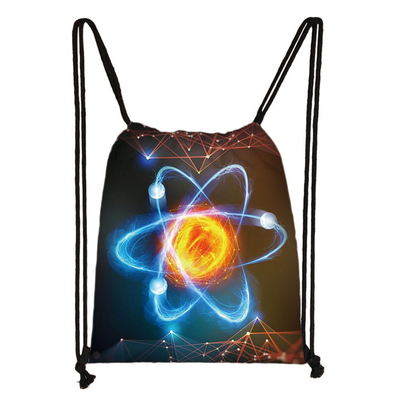 Interest Math Physics Formula Print Bundle Pocket Women Softback Mathematical Formula Girl Boy Storage Bag Fort Travel Bookbags: skdmath08