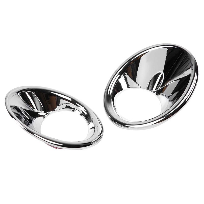 Voor suzuki vitara 2 stuks zilveren chromen auto koplamp mistlamp afdekking sierlijst auto styling