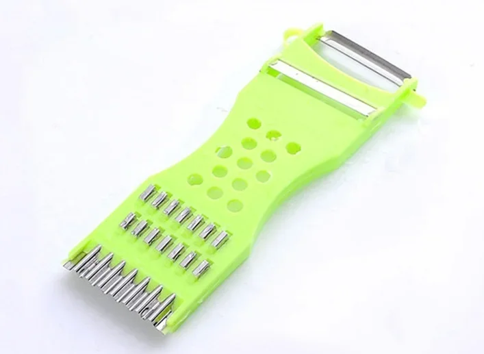 Wortelrasp Groentesnijder Keukenaccessoires Stamper Home Kookgereedschap Fruitdraadschaaf Aardappelschillers Snijder: green