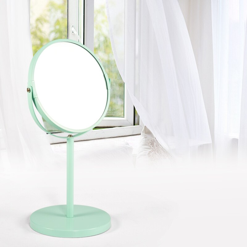 Anho 1x/3x stativ makeup spejl forstørrelse forfængelighed 6.7 '' spejl dobbelt ansigt justerbar kosmetisk kommode runde boligindretning