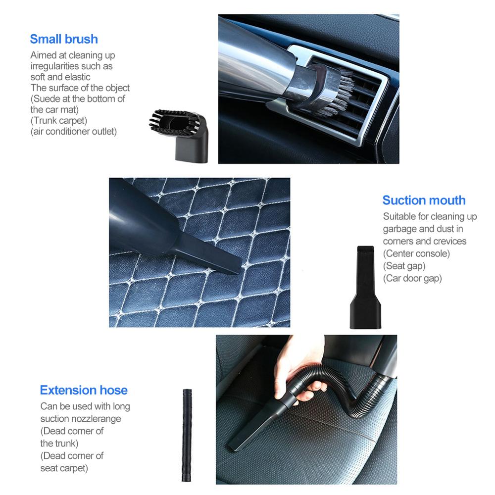 120W 12V 4500Pa Hoge Zuigkracht Auto Stofzuiger Draagbare Handheld Stofzuiger Nat Droog Tweeërlei Gebruik stofzuiger Voor Car Home