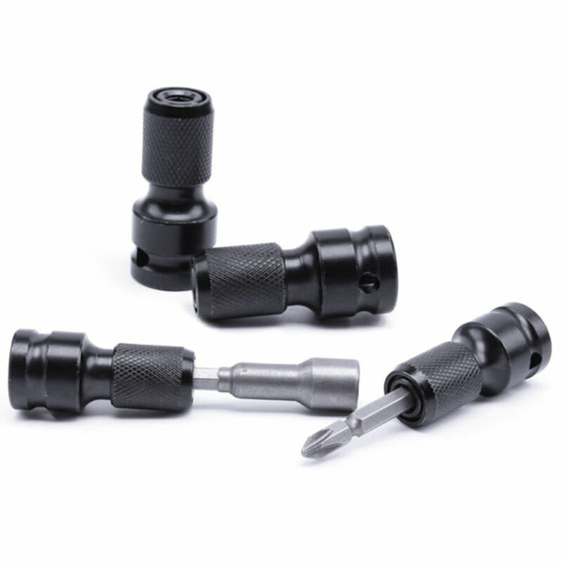 2Pcs socket set Wrench Socket Adapter Spanner Set Drive Converter Impact Tool 1/2 Inch Square To 1/4 Inch Hex Ratchet Socket