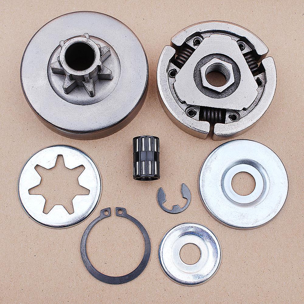 Clutch Drum 3/8 7 Tand Velg Tandwiel Naaldlager Kit Voor Stihl 038 038AV MS380 MS381 Kettingzaag Vervangende Onderdelen