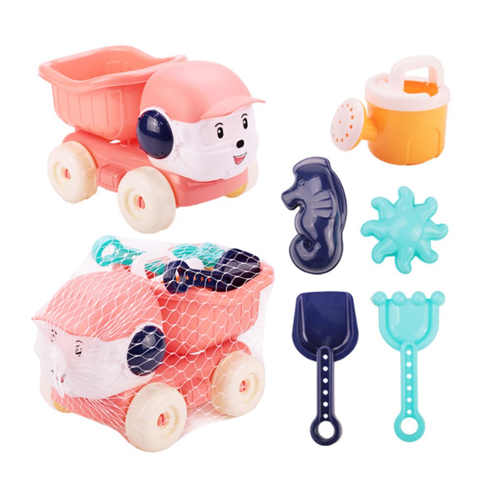 6 st baby strand sand leksaker barn sommar leksaker bilmodell sprinkler dusch spade verktyg klassisk lek leksaker