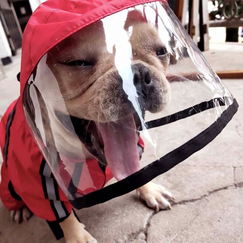 Pet Kleding Regenjas Hond Poncho Huisdier Vier-Legged Waterdichte All-Inclusive Teddy Chihuahua Kleine Hond Grote Hond Regenachtige dag Kleding