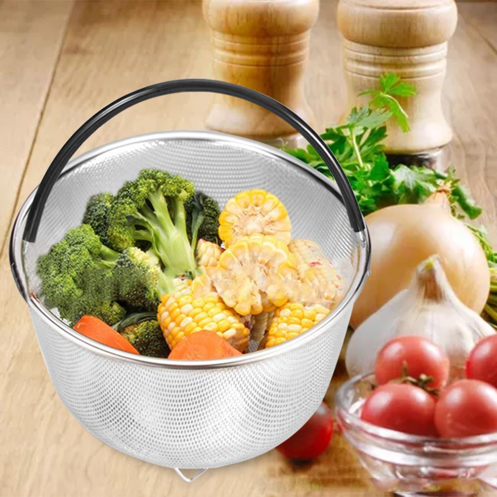 Wielofunkcyjny koszyk kuchenny robić szybkowaru, akcesoria, 6 qt sitka ze stali nierdzewnej, pasuje robić 6q