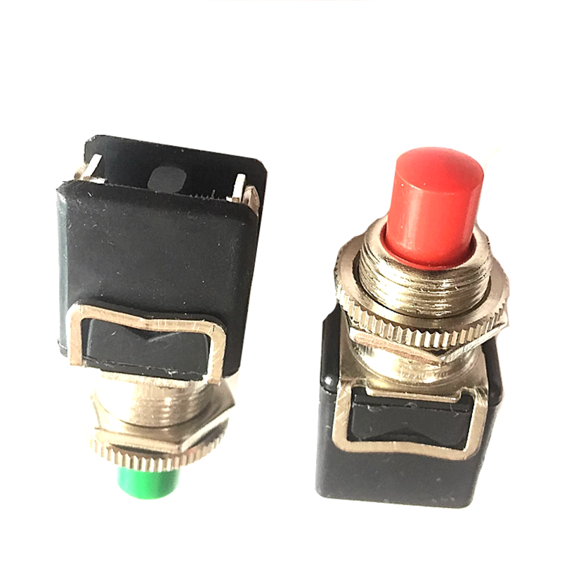 Interruptor de alimentación de 2 piezas, dispositivo con orificio de 12mm, PBS13B/13C, normalmente cerrado, normalmente abierto