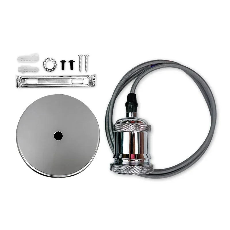 Base de iluminación colgante Edison Vintage E27 E26, soporte de lámpara con casquillo de tornillo de iluminación Retro, decoración Industrial para interiores, soporte de lámpara de fijación: Rojo / 2G11