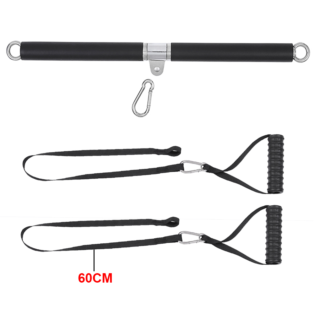 Fitness Triceps Biceps Back Blaster Rope LAT Pull Down Bar Cable Machine Attachment Gym Weight Chest Muscle Workout Accessories