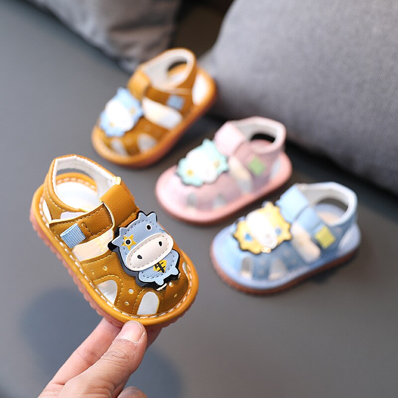 Baby Shoes Spring First Walkers Casual Kids Sandal Boys Girls Baby Breathable Shoes Soft Bottom Lightweight SBB005