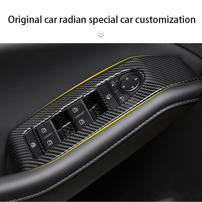 Voiture porte intérieure lève-vitre accoudoir interrupteur panneau couverture garniture cadre décoratif pour Mazda CX-30 CX30