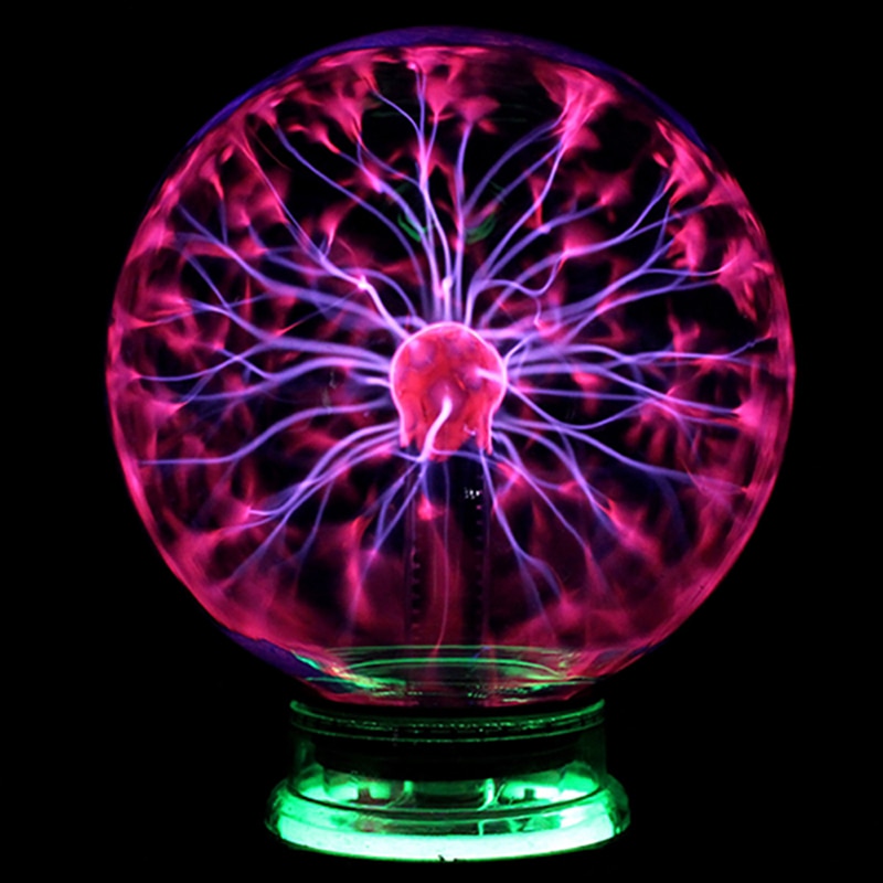 Glas Magic Plasma Bal Inch Tafel Lichten Bol Nachtlampje Kinderen Cadeau Voor Kerst Magic Plasma Night Lamp ^