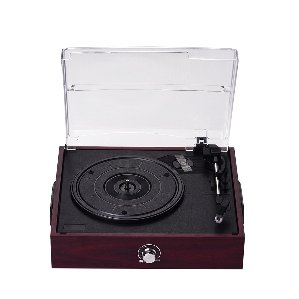 33/45/78 RPM 3-Speed Retro Phonographen Gramophone BT 4,2 Gürtel-Angetrieben Plattenspieler Schallplatte Player w/ 2 gebaut-in Stereo Lautsprecher