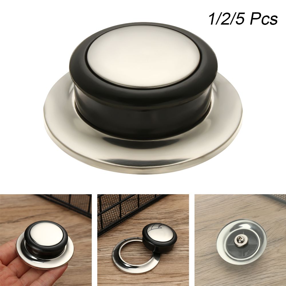 1/2/5Pcs Practical Replacement Knob Screw Pan Holding Handgrip Pot Lid Knob Circular Holding Pot Lid Handle