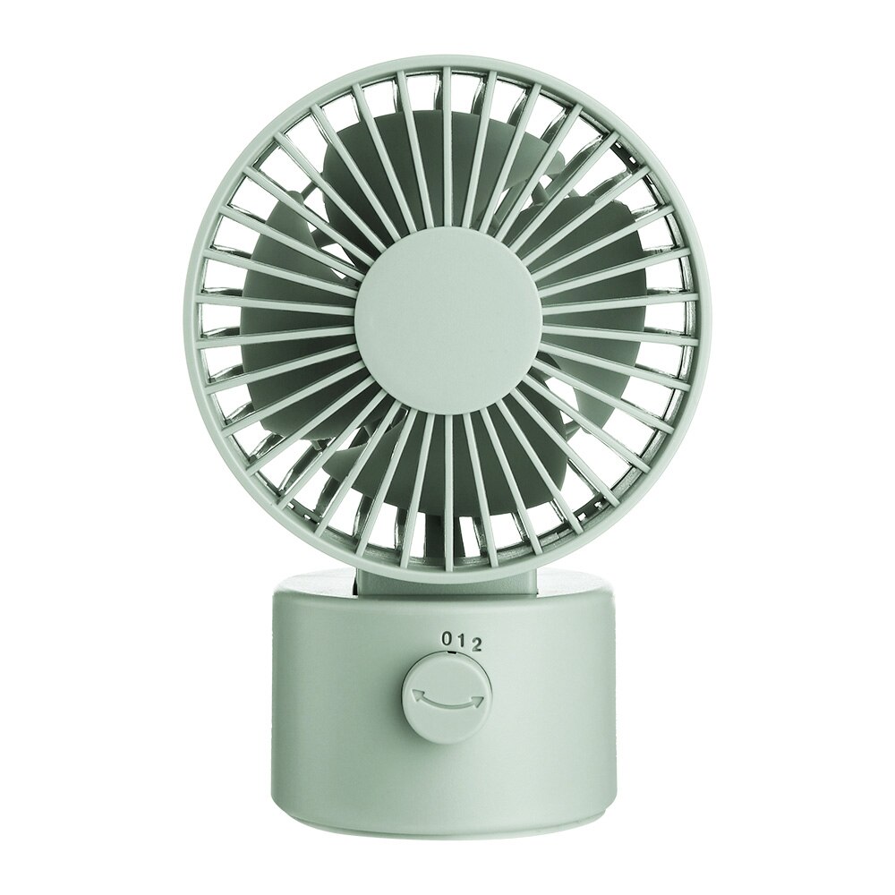 Mini USB Fan Portable Small Silent Home Office Desk DC 5C Electric Oscillating Standing Fan Noiseless Summer Cooling Fan Car Fan: Mint Green