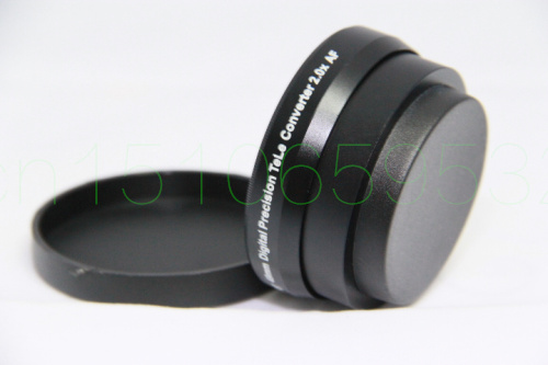 Objetivo teleobjetivo de 49mm 2.0x para cámara Digital DSLR 49 2,0 negro