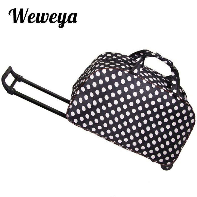 Weweya Waterproof Rolling Luggage Bag Thick Style Rolling Suitcase Trolley Luggage Women&amp;Men Travel Bags Suitcase With Wheel