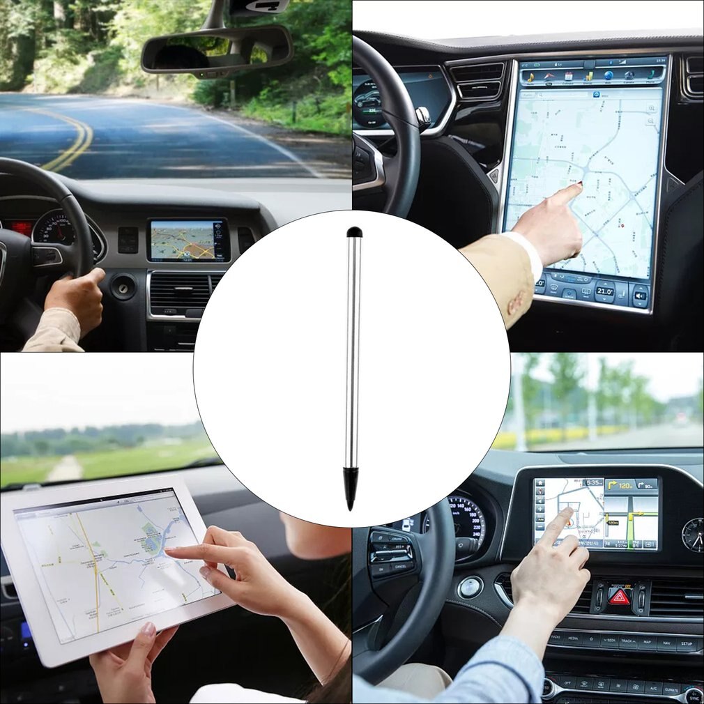 Dual-purpose Metal Stylus Universal Capacitive Screen Resistive Touch Pen Navigation Mobile Cell Phone Stylus
