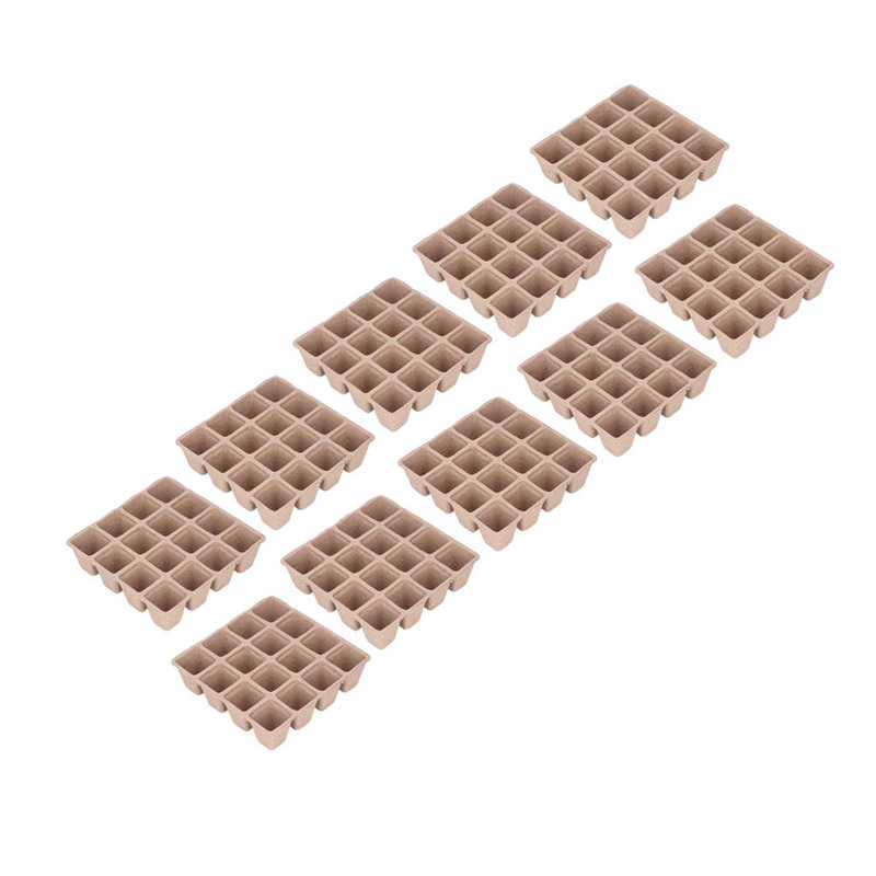 Plant Pots Eco Friendly Paper Pulp Seed Starter Nursery Pots for Grasses Seed