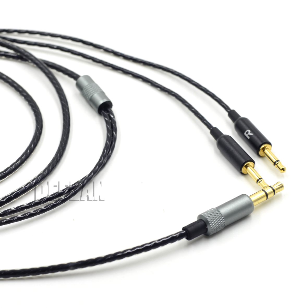 With Mic Remote 5N OFC Cable WIRE cord for B&W Bowers & Wilkins P3 P 3 headphones 3.5mm-2.5mm