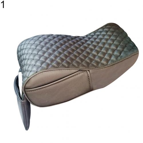 Stilvolle Auto zentral Konsole Armlehne Kasten Weiche erhöhen Pad Kissen mit Taschen Auto Armlehne Kasten Pad Auto Innen Zubehör: 1
