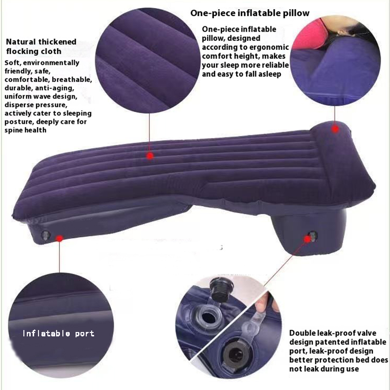 Autoreisbed General Motors matras draagbaar opvouwbaar reiscamping luchtbed, SUV vrachtwagen sedan slaap opblaasbaar rustkussen