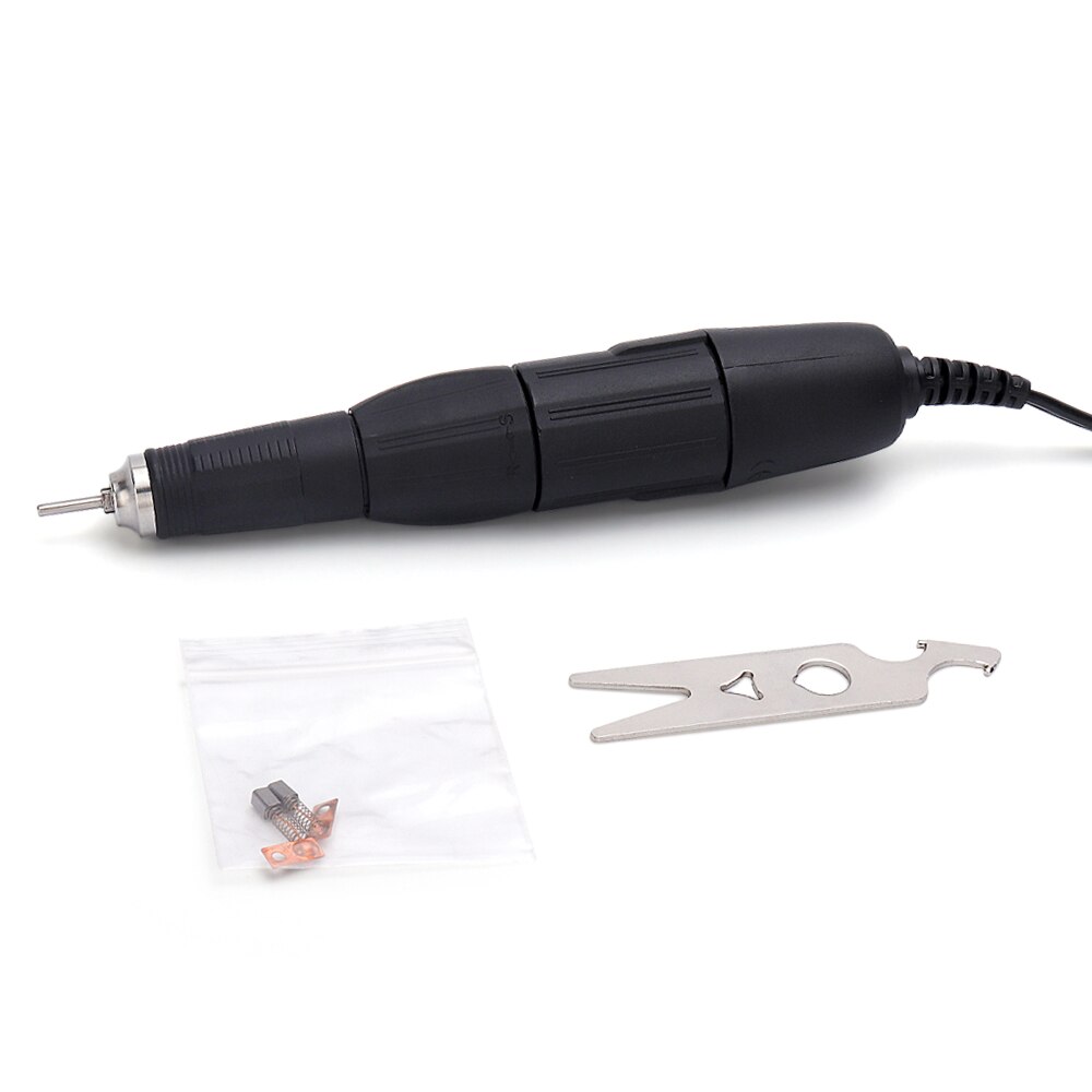 Fuerte 210 204 90 torno eléctrico para manicura pedicura lima de uñas 105L Micromotor pieza de mano 35000RPM taladro de uñas pluma pulidora