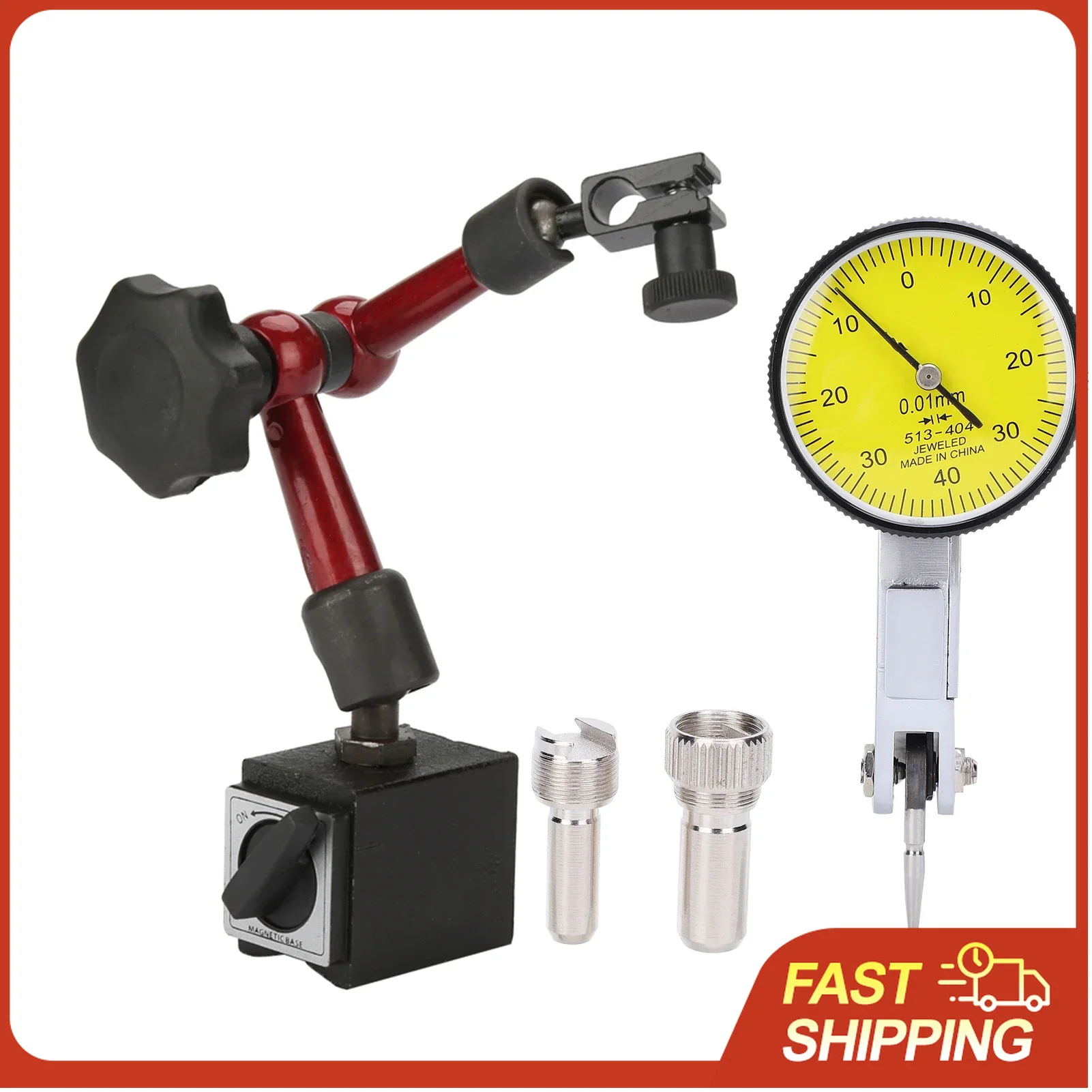 Flexible Magnetic Stand Flexible Strong Magnetic Gauge Stand Base Holder Lever Dial Test Indicator Gauge Magnetic