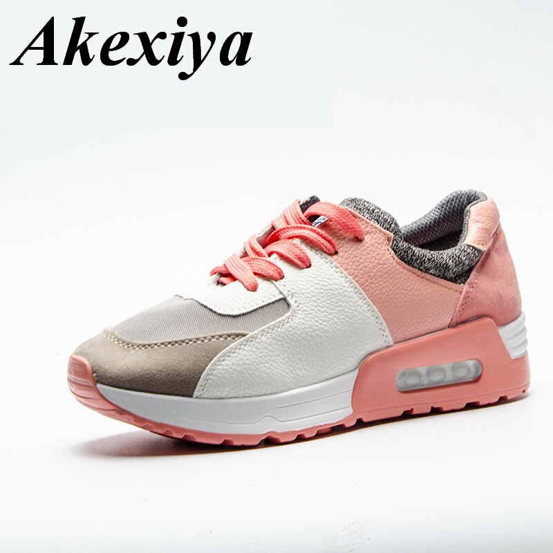 Herbst Neue Laufschuhe Handgemachte Feminino Frauen Sport Schuhe Lace Up Sneakers Schuhe Wohnungen Frauen