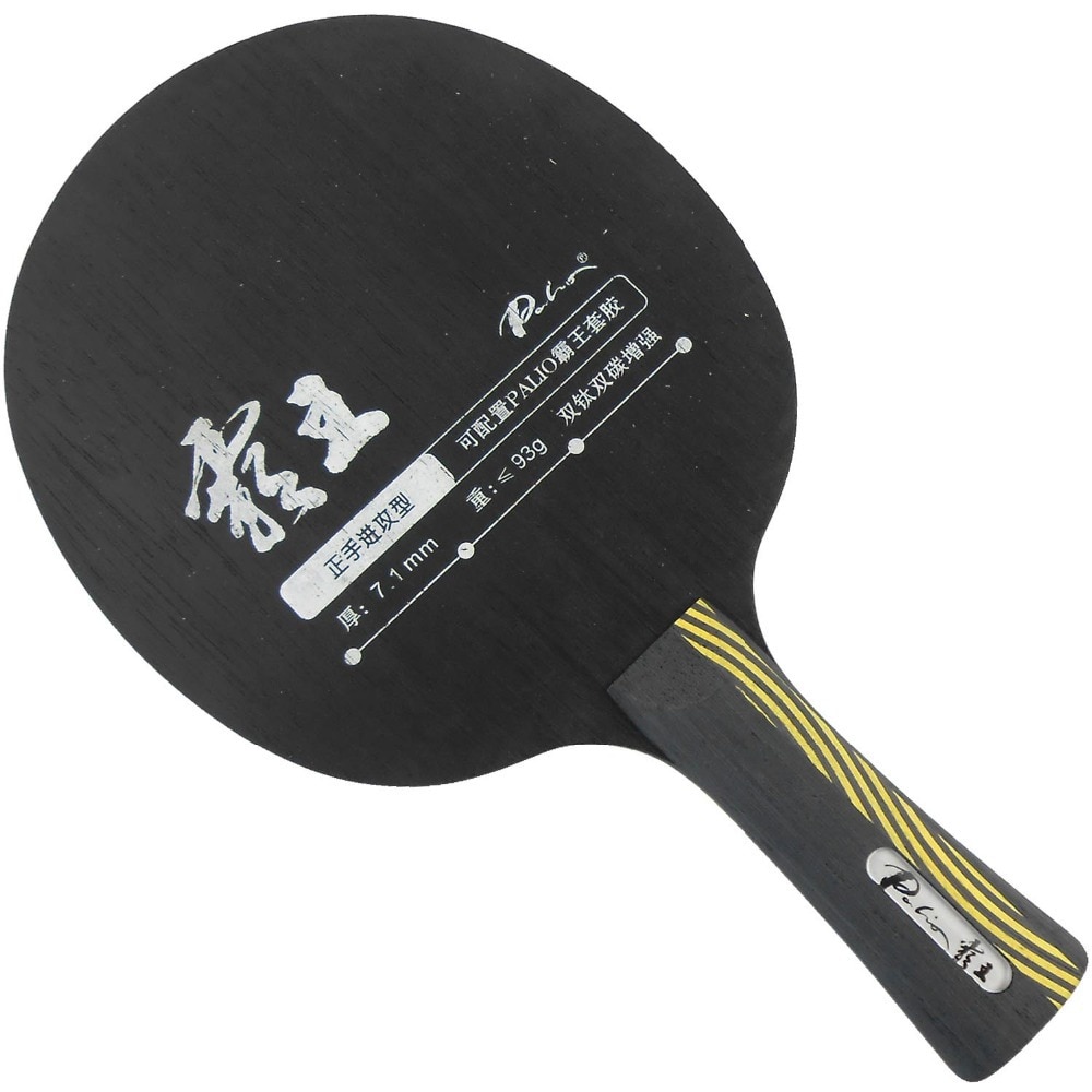 Palio conqueror carbon med ti off +++ bordtennisblad til pingpongketcher