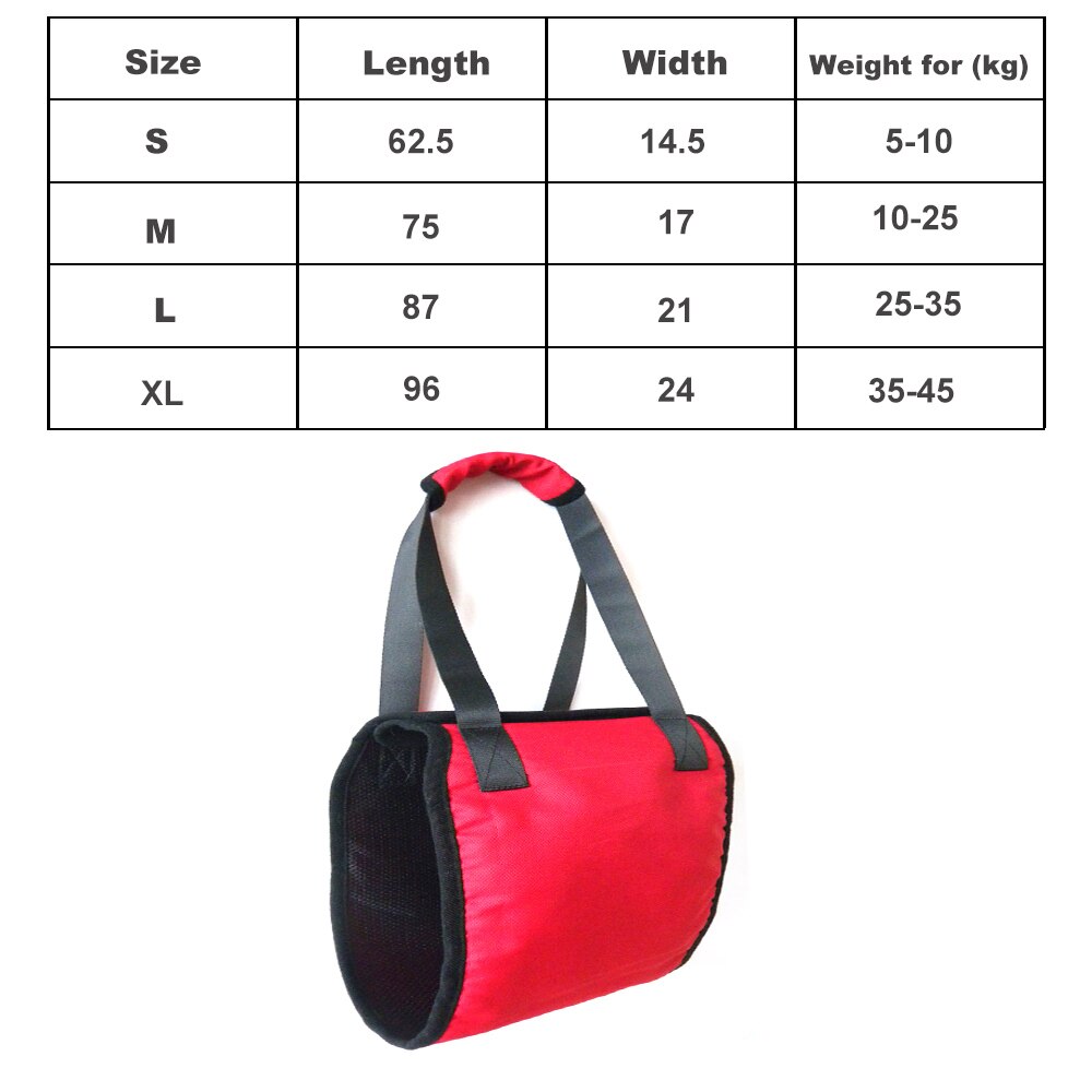 Pets Dog Harnesses Outdoor Hand Strap Walking Adjustable Vest Harness Carry On Pet Product for Small Large Dogs Pets Pug MP0005: Red / S 62.5 x 14.5 cm