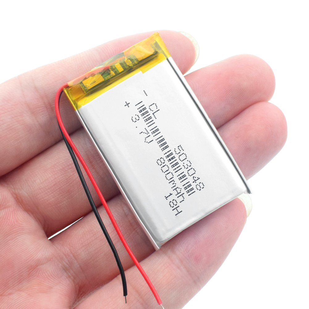 503048 Rechargeable battery 3.7V 053048 800MAH lithium polymer Battery For MP3 MP4 Bluetooth GPS wireless stereo headset tablet