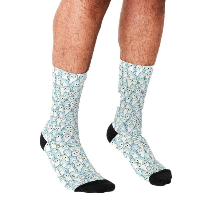 Chaussettes drôles pour hommes, touches de Piano, couverture musicale, motif imprimé hip hop, chaussettes joyeuses pour hommes, mignons garçons, style de rue, chaussettes folles pour hommes: W1474
