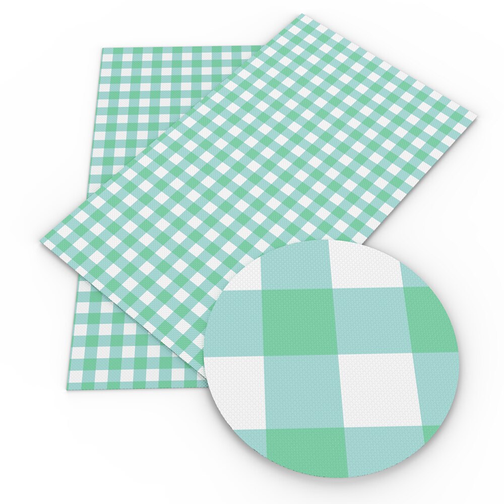 20*34cm plaid printet imiteret læder ark vinyl kunstlæder tøj polstring diy øreringe tilbehør ,1 yc 12903: 1113462001