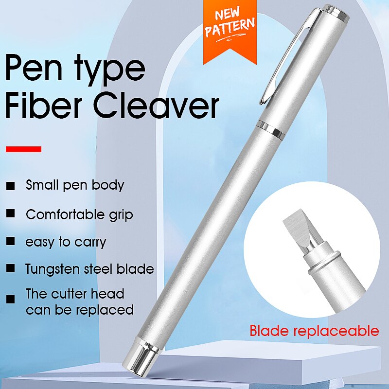 Fiber Cutting Pen Diagonal Tungsten Fiber Cleaver Pen Optical Fiber Cleaver Pen Type Cutter Cleaving Tool Blade Durable: Hirakuchi