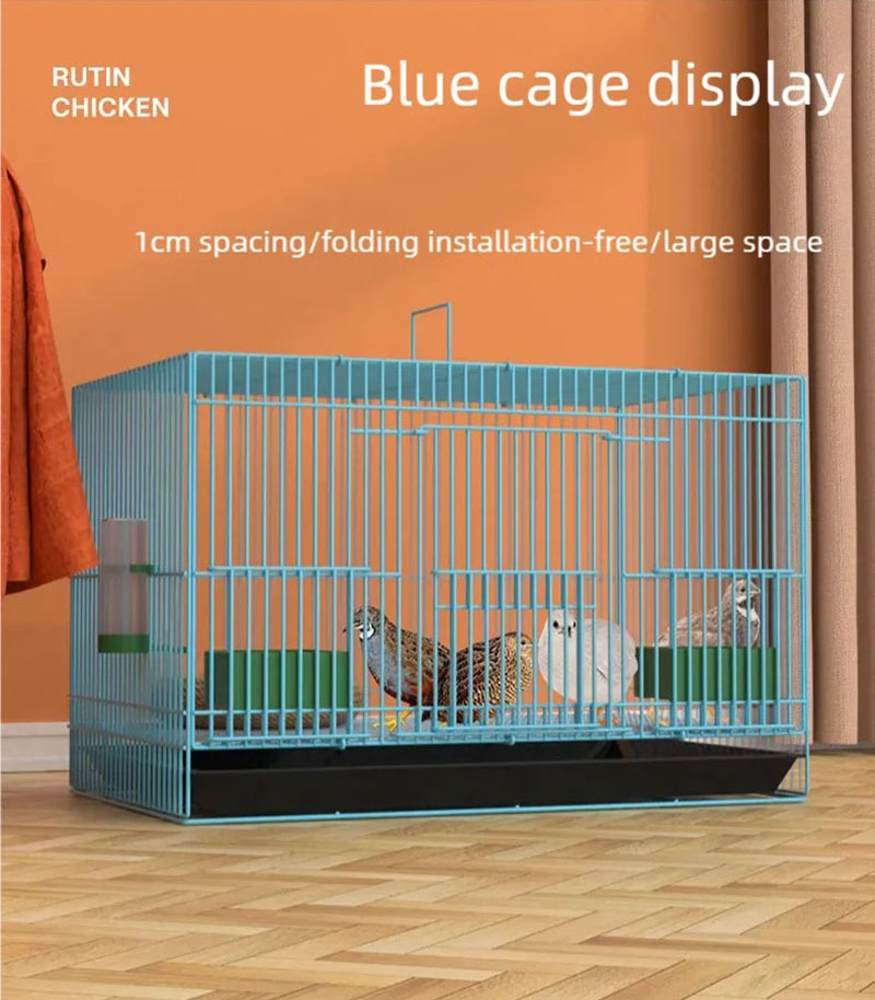 Rutin chicken specific cage, household large encrypted chick cage, small chicken cage, quail cage, Kor duck cage, breeding chick: XL / black