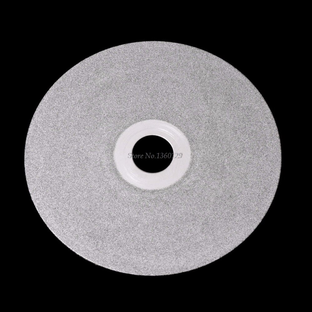 4" 100mm 80-2000# Diamond Coated Flat Lap Wheel Lapidary Polishing Grinding Disc &amp;