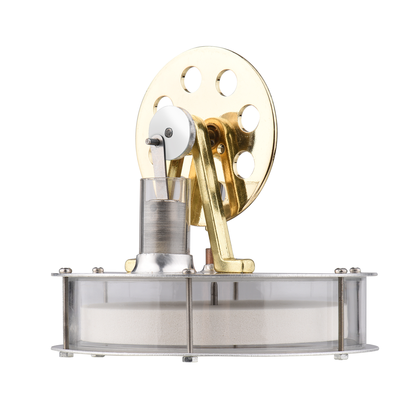 Low Temperature Stirling Engine Assembled Electricity Generator Heat Experiment Physical Generator Model Science Experiment Toy