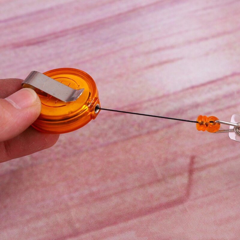 Work Card Student ID Card Holder Work Badge Card PU Card Case Card Holder with Retractable Badge Clip